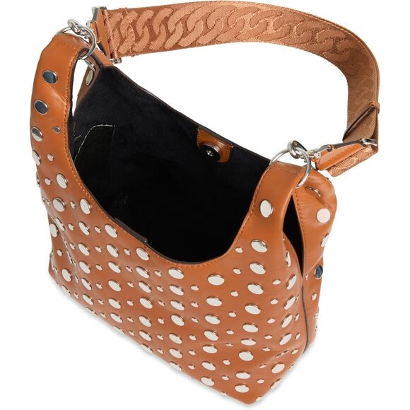 AYLA Caramello Studded Women’s Shopper Bag 13.38-Inch Magnet Snap - Picture 3 of 3